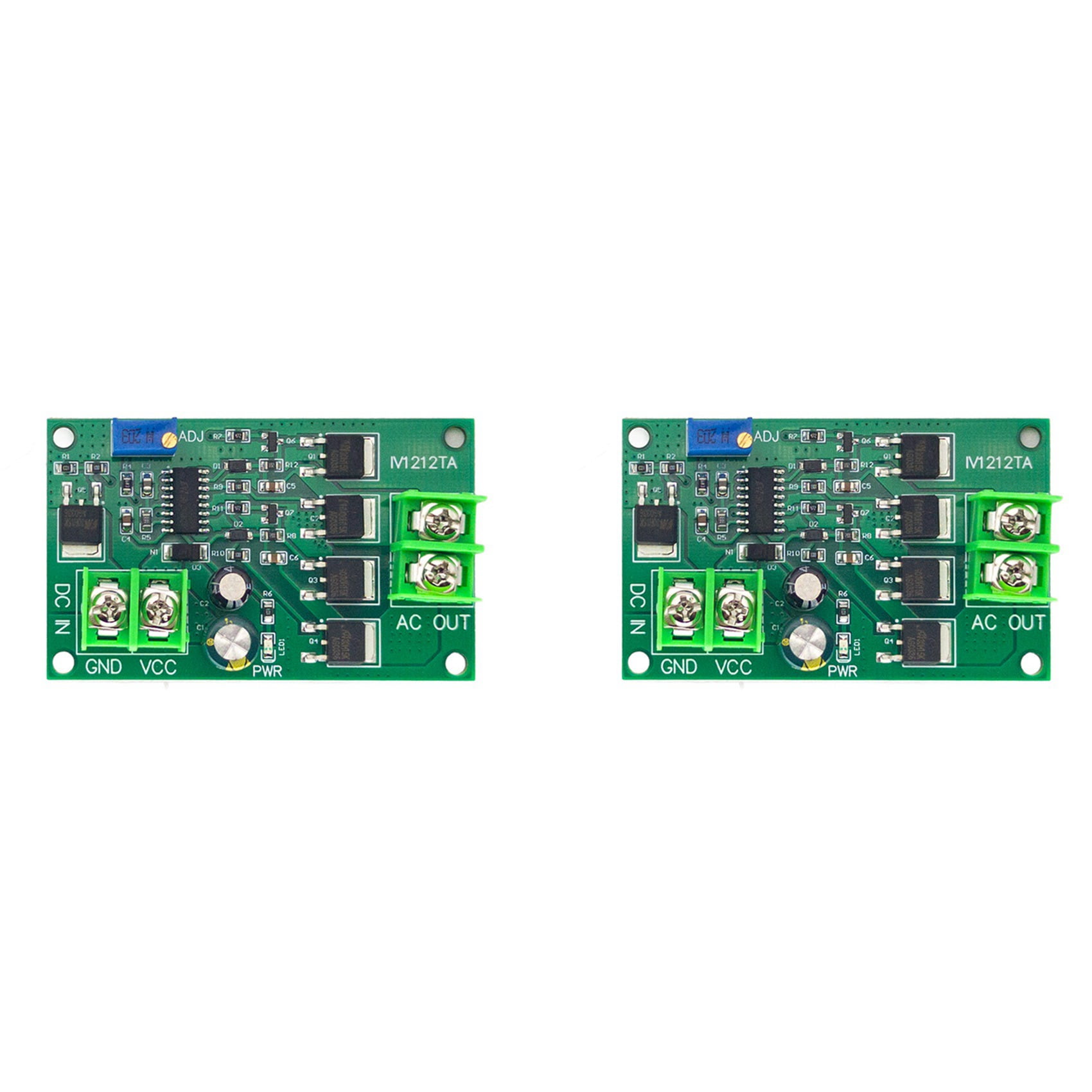 2X 200W DC 12V to AC 12V Inverter 50Hz Square Wave Signal Generator