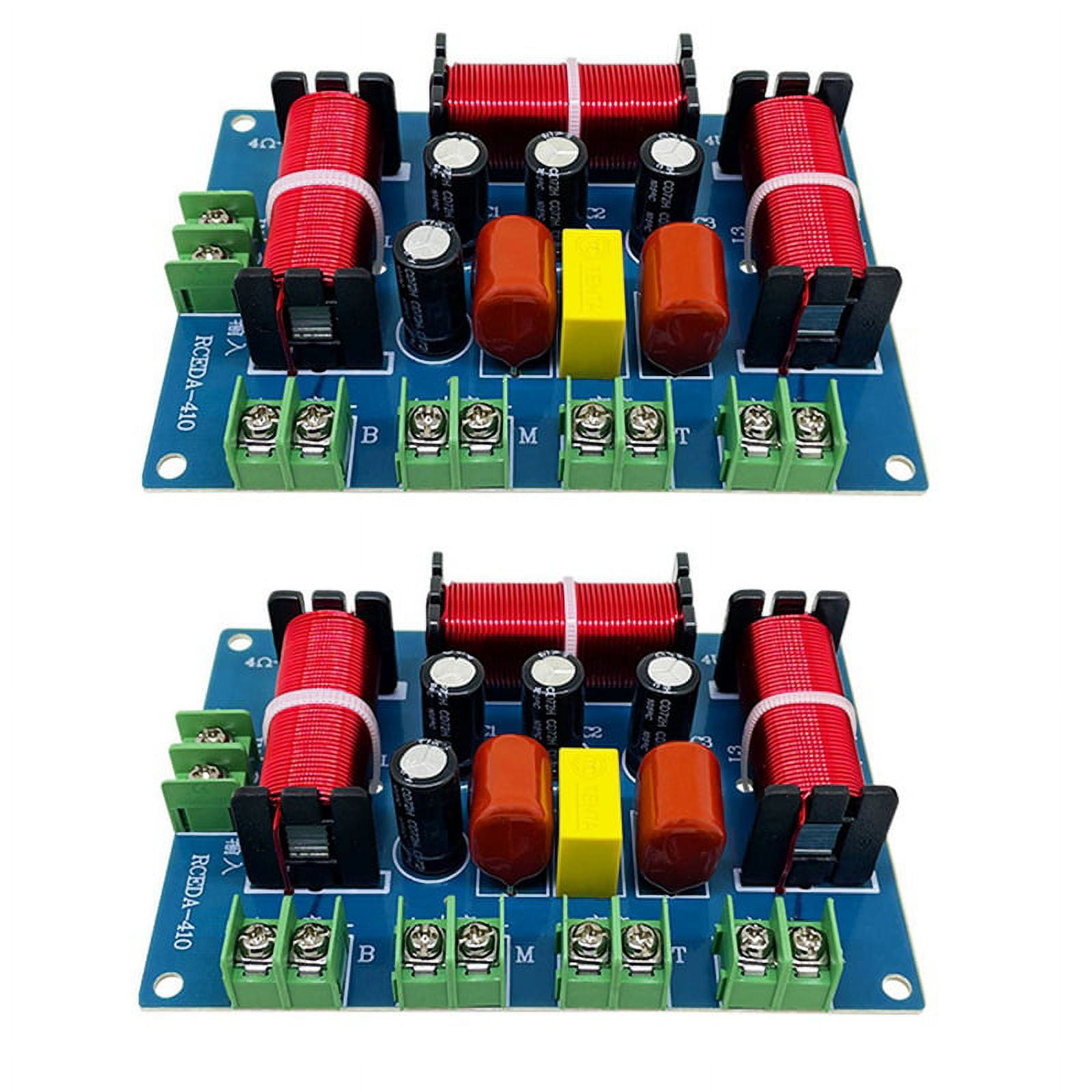 2X 200W Speaker Crossover Double Treble+Midrange+Bass 4 Way Speaker