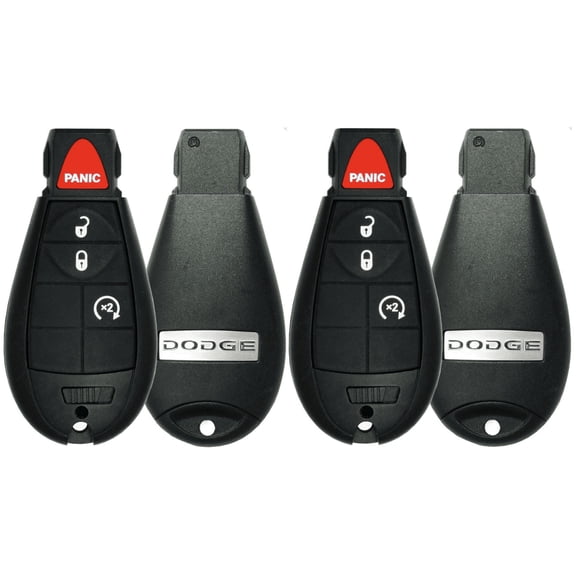 2X 2012 - 2016 Dodge Dart Fobik Key 4B Remote Start M3N32297100 VLS