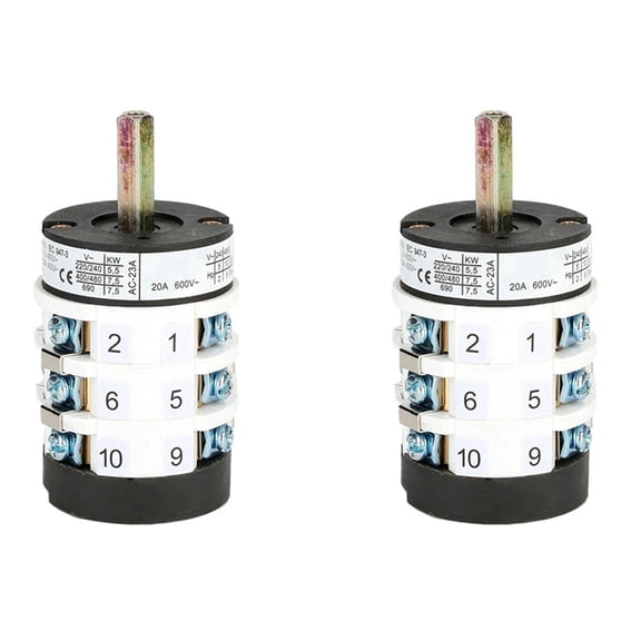 2X 20A 220/380V Tyre Changer Motor Forward Reverse Switch Forward and Reverse Foot Pedal