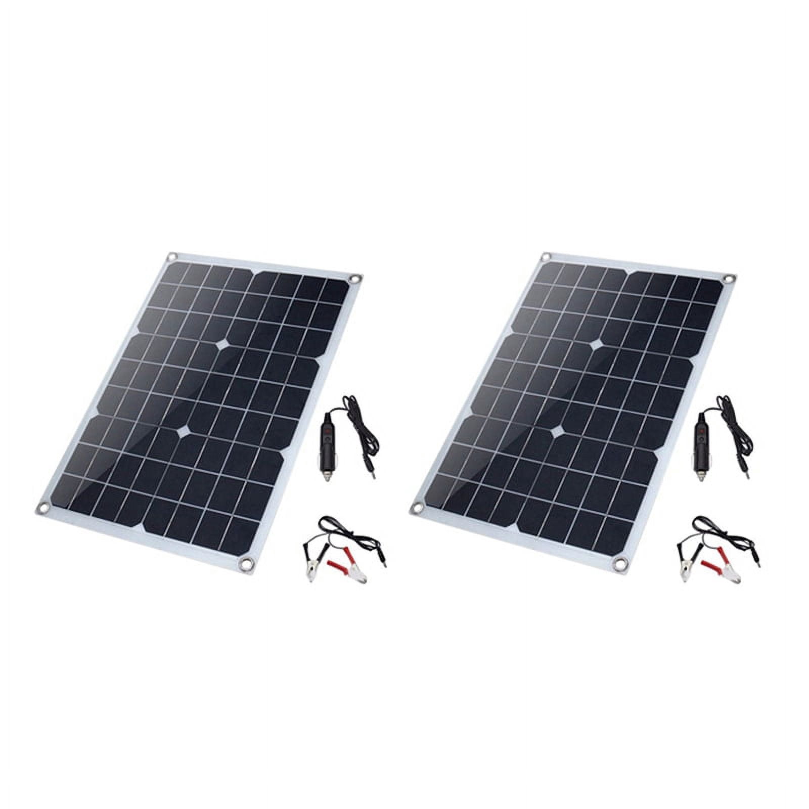 2X 20W 18V Monocrystalline Solar Photovoltaic Panel Environmentally Friendly Portable Solar Charging Panel Solar Panel
