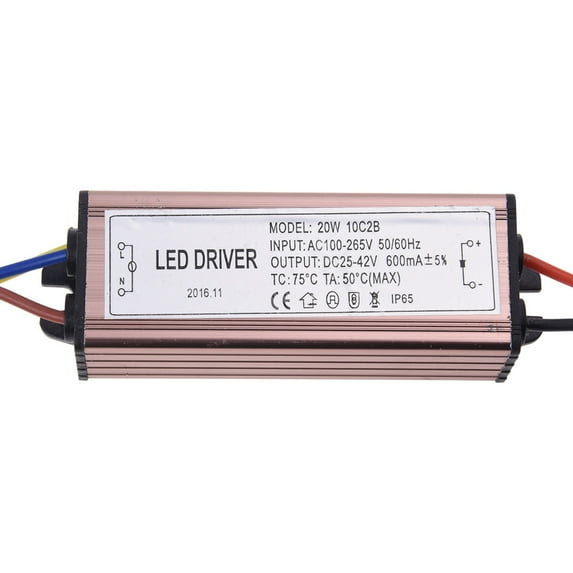 2X 20W LED Driver Power Converter Constant Current Driver Waterproof Transformer