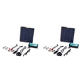 thumbnail image 1 of 2X 20W Solar Panel 12V 10A Battery Controller Car Charger Outdoor Battery Supply for Vehicle Battery with OBD Plug, 1 of 3
