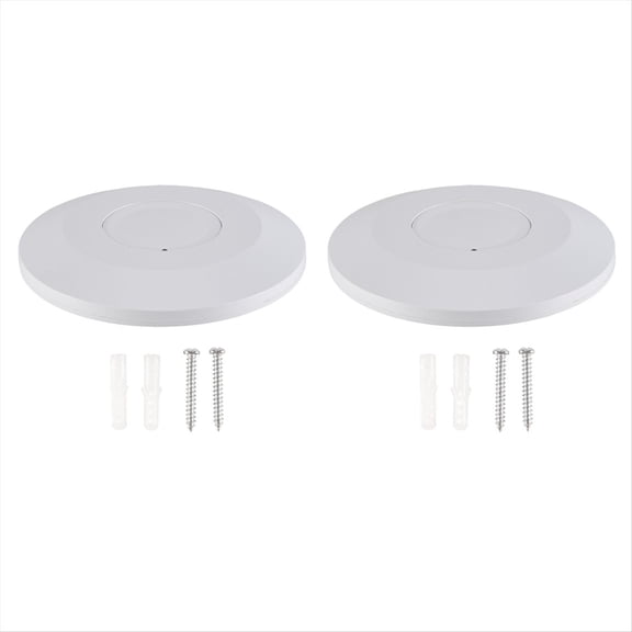 2X 220V 1200W Microwave Radar Sensor Motion Detector LED Light Switch for LED Lighting Ceiling Mount Motion Detector,2 x Microwave Motion Sensor Switch,White