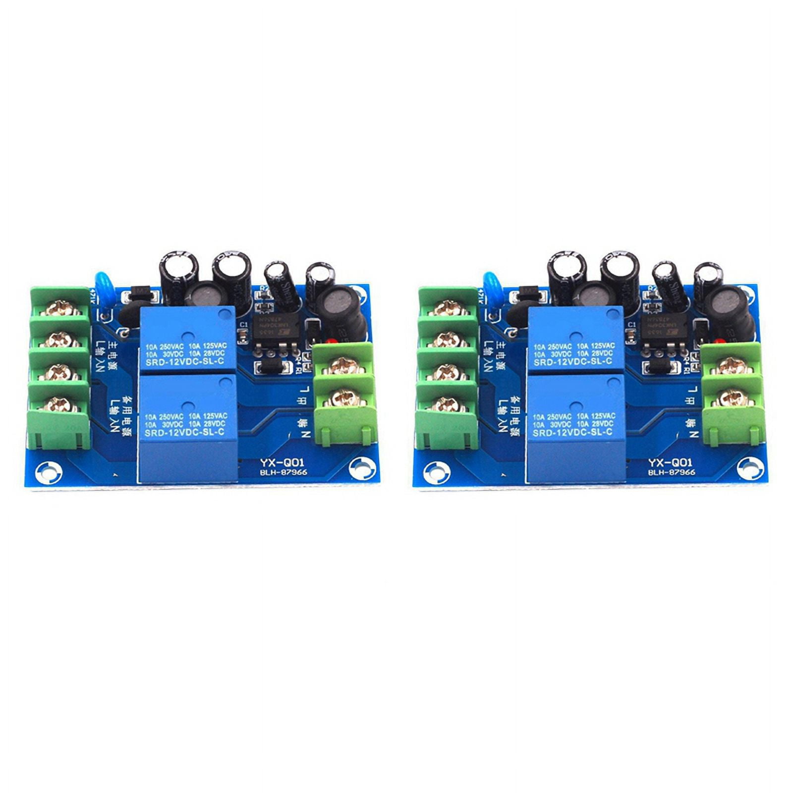 2X 220V 2 Way Power Automatic Switcher 10A Dual Power Supply 2 in 1 Out