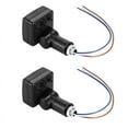 thumbnail image 1 of 2X 220V Mini Human Body Sensor Body Sensor Switch LED Flood Light PIR Motion Sensor Adjustable Black, 1 of 5