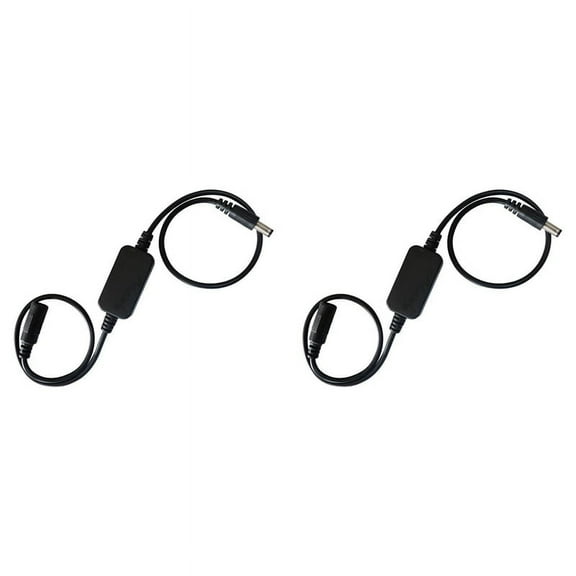 2X 24 Hour Auto Reboot Router Routing Reset Tool DC Power Timing Fiber Modem Router DC Power Manager Black