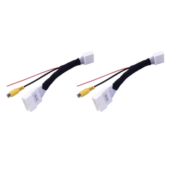 2X 24 Pin Adapter Rear View Camera Connection Cable for & for for for 4 2012-Up