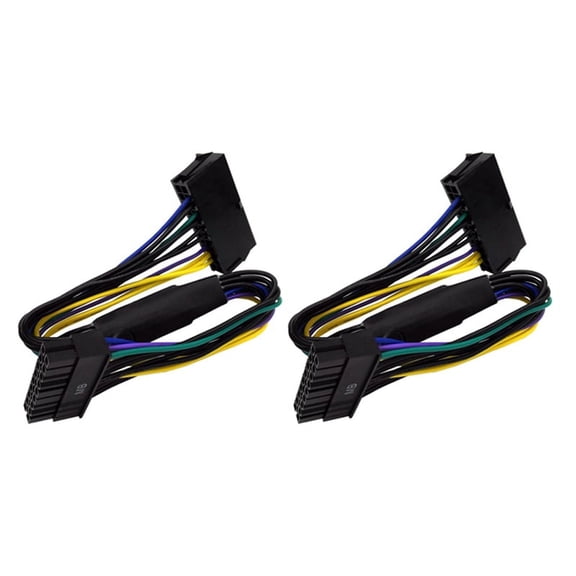 2X 24 Pin to 18 Pin ATX PSU Power Adapter Cable for Z220 Z230 Z420 Z620 Workstation 13-Inch(33cm)