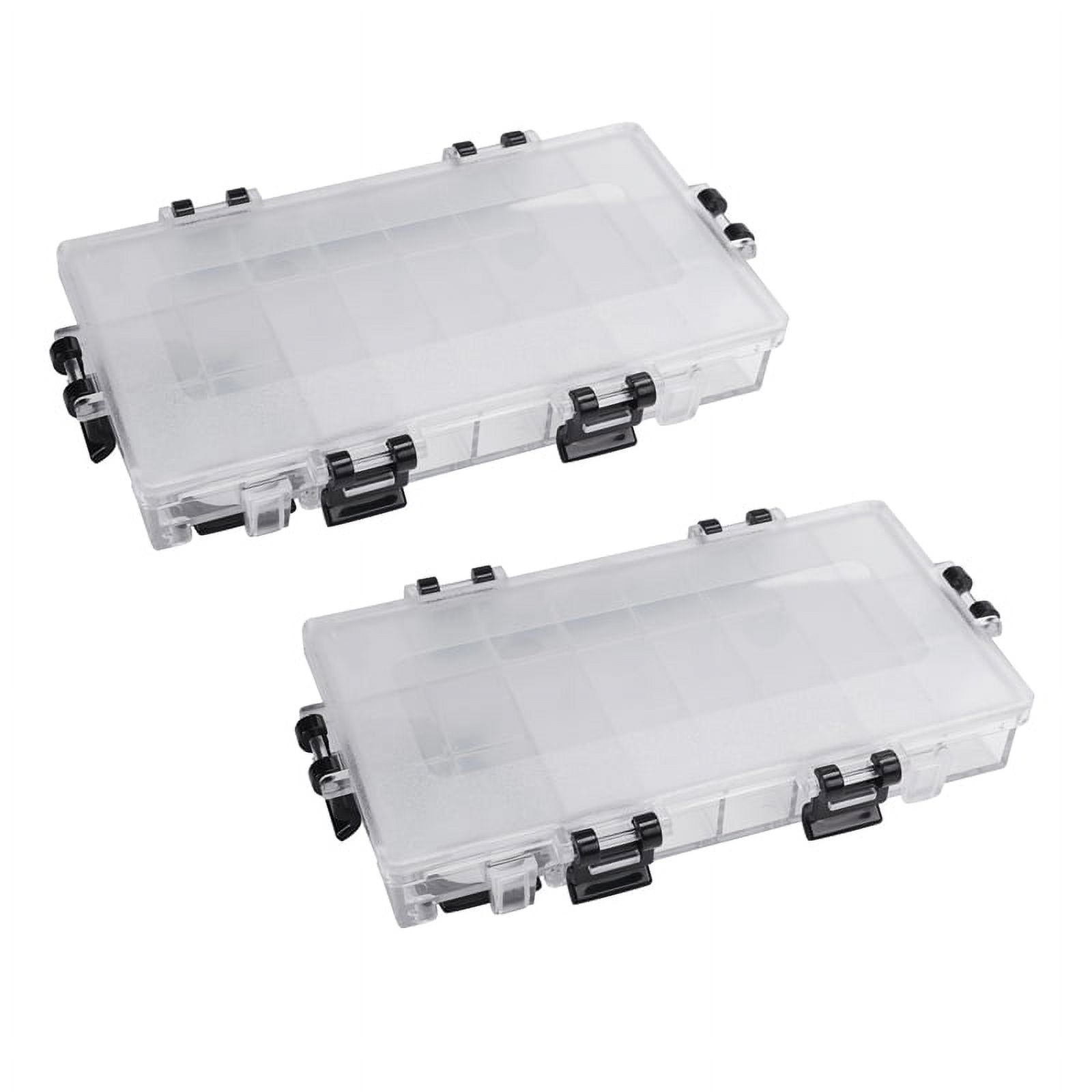 2X 24-Well Airtight Leak Watercolor Paint Palette Box for Watercolors Half Pans, Acrylic, Gouache and Oil Paint