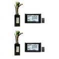 thumbnail image 1 of 2X 24V 36V 48V 500W 750W Three-Mode 9 Tubes Brushless 26A Controller Throttle Brake Kit with LED SW900 Display, 1 of 8