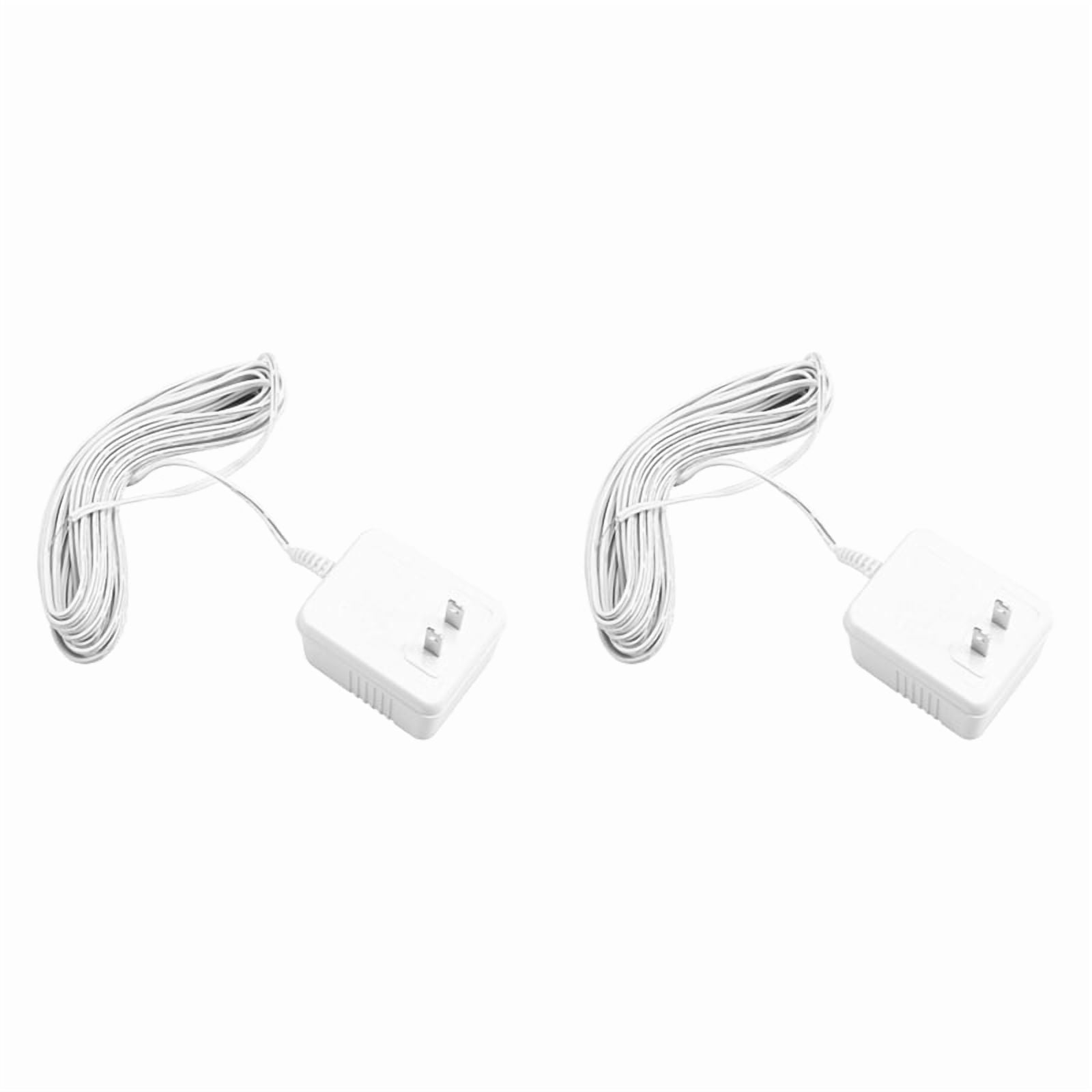 2X 24V Doorbell Transformer Adapter for Video Doorbells, Enhanced Performance & Easy Installation US PLUG,2 x Doorbell Transformer,White