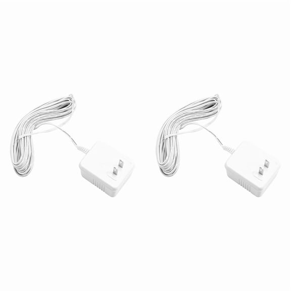 2X 24V Doorbell Transformer Adapter for Video Doorbells, Enhanced Performance & Easy Installation US PLUG,2 x Doorbell Transformer,White