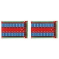 thumbnail image 1 of 2X 24V Isolated 16-Channel Relay Control Module High/Low Level Trigger 16-Channel Relay Module Interface Boards, 1 of 8
