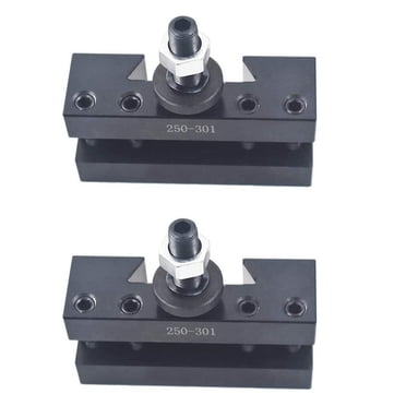 5-Piece Quick Change Lathe Tool Post Holder Set - OXA #1 250-001 - Menbager Steel Turning & Facing Holders