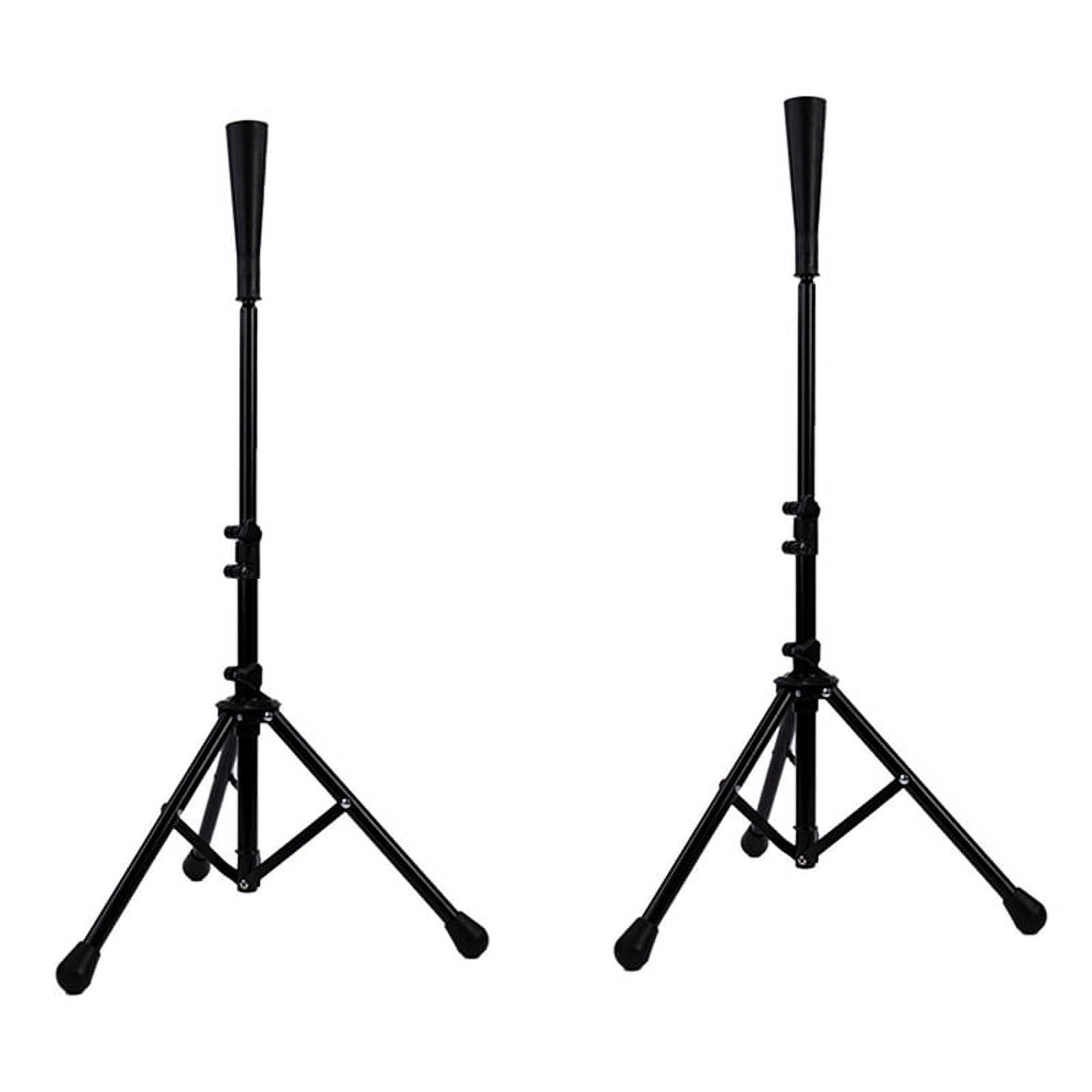 2X 25In-39.5in Baseball Softball Batting Tee for Hitting Height Adjustable Practice Training Travel Tee Ball Stand