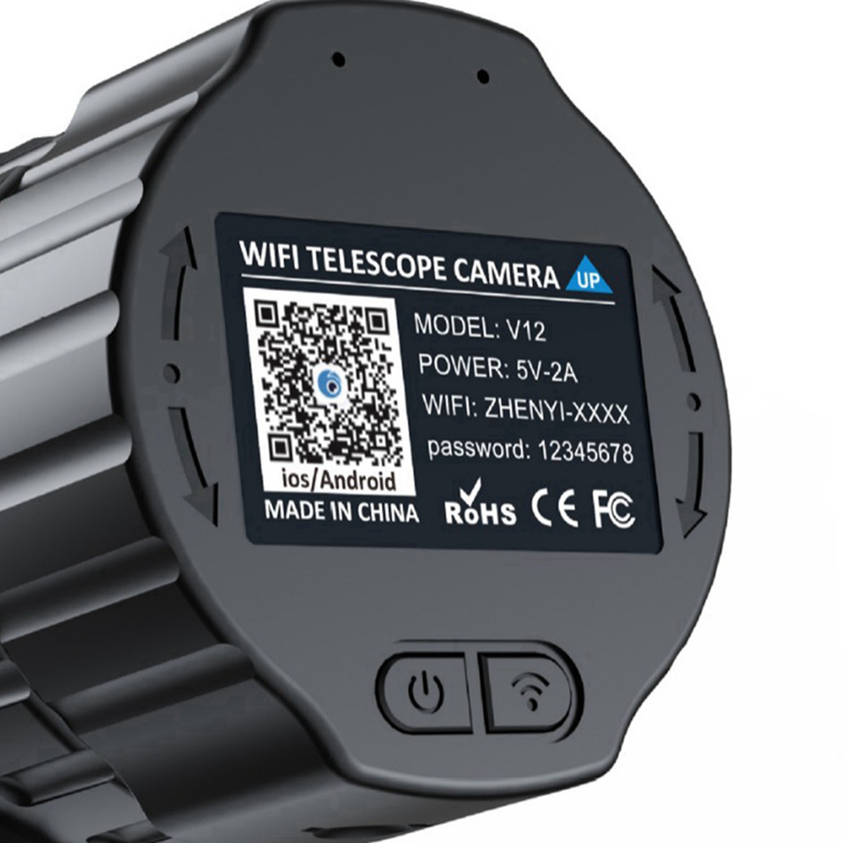 2X 2K 4 Million HighDefinition WiFi Electronic Eyepieces, Telescopes