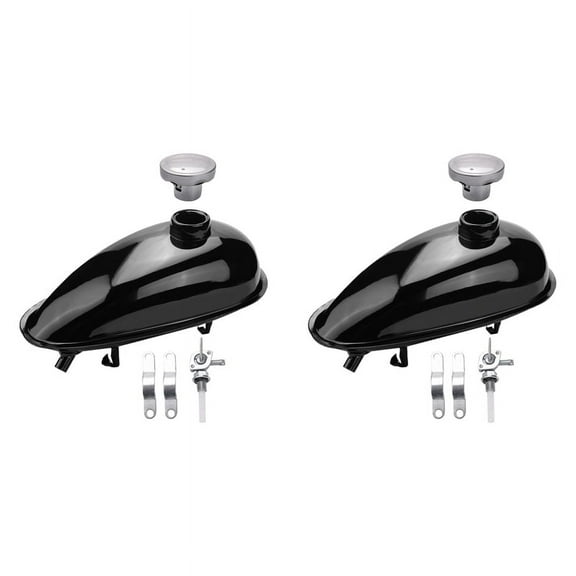 2X 2L Motorized Bike Tank Fit for 49Cc 50Cc 60Cc 66Cc Engine Gas