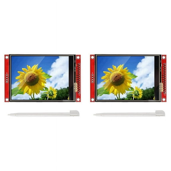 2X 3.2Inch ILI9341 SPI LCD Display Touch Panel 320X240 TFT LCD Touch Screen 5V/3.3V STM32 Display Module with Touch Pen