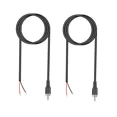 thumbnail image 1 of 2X 3.4Ft/1M Rca Male Plug To Bare Wire Audio Speaker Subwoofer Hdtv Cord Cable G, 1 of 6