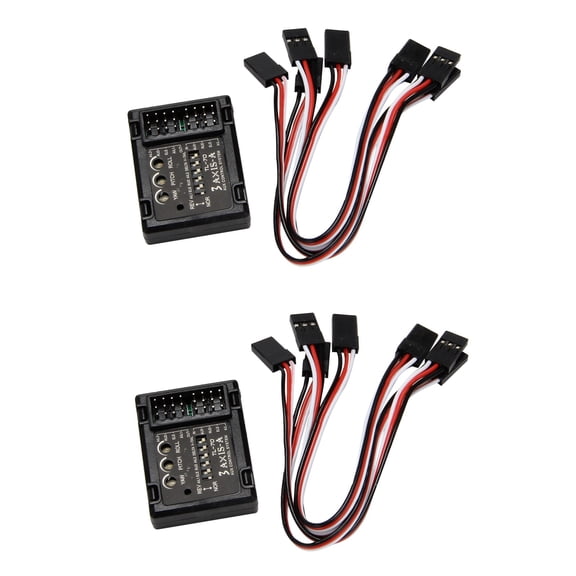 2X 3 Axis Flight Controller Stabilizer System Gyro Fixed Flying Wing FPV Airplane Aircraft Gliders Fixed Wing Balancer