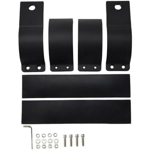 2X 3 Inch 76-81mm Bull Bar Roll Cage Mount Bracket Clamps LED Work Light Bar Holder for SUV ATV Truck Motorcycle Boat