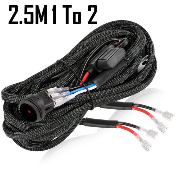 2X 3" LED Work Light Bar Spot Cube Pods Driving Fog Lamp Off Road Truck ATV/Wire