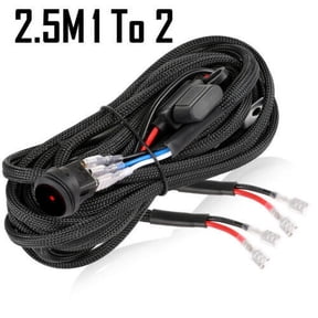 2X 3" LED Work Light Bar Spot Cube Pods Driving Fog Lamp Offroad 4WD White/Wire