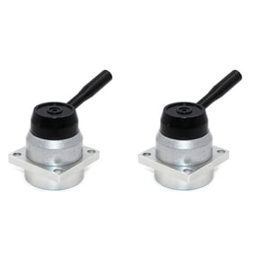 2X 3 Position 4 Way G1/4 Inch Dia Pneumatic Hand Lever Valve K34R6-8D Manual Directional Valve Mechanical Control Valve