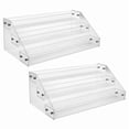thumbnail image 1 of 2X 3 Tier Clear Acrylic CD Holder Cascading CD Storage Rack, 1 of 8