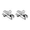 thumbnail image 1 of 2X 3 Way Shower Diverter with Hand Shower Cradle Overhead Spray Shower Arm Tee Splitter Boom Adapter, 1 of 7