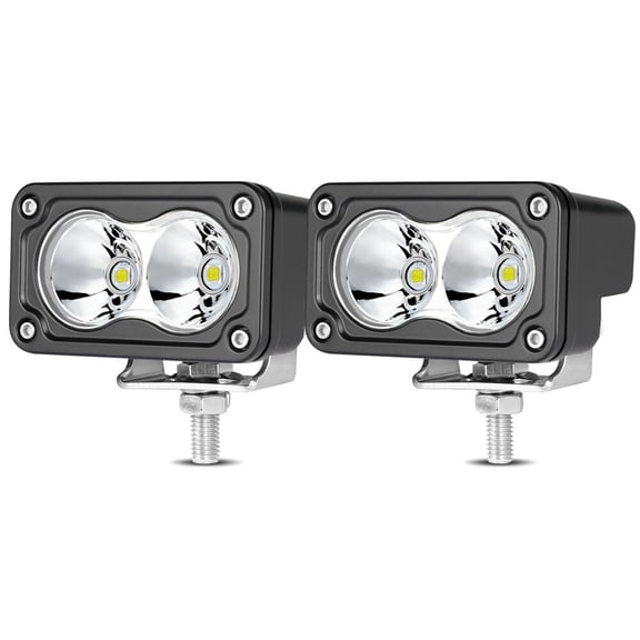 2X 3"inch 40W LED Work Light Spot Cube Pods Bar Driving Fog Lamp Offroad UTV 4WD