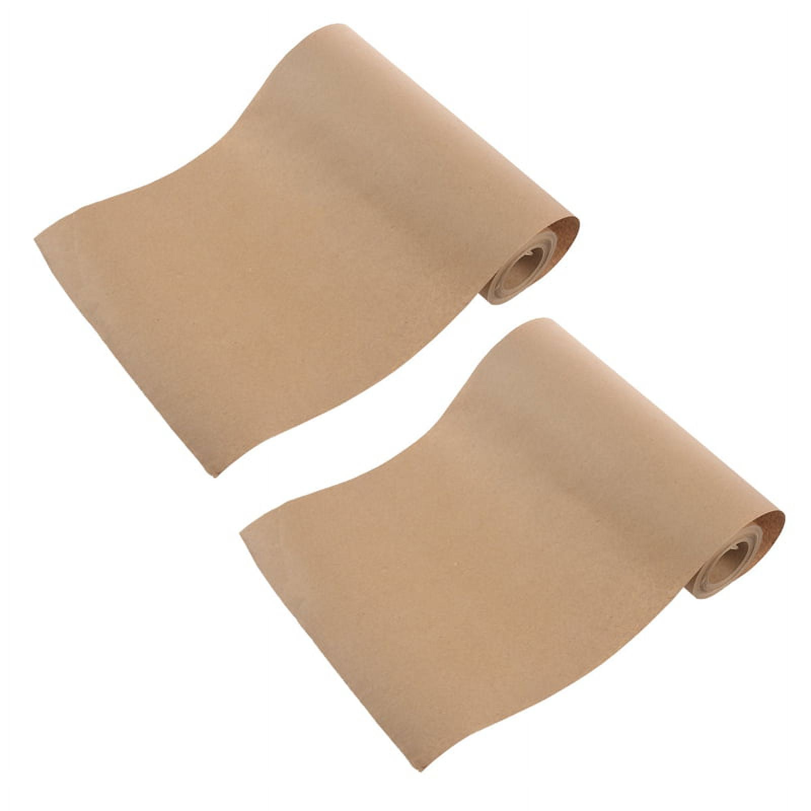2X 30 Meters Brown Kraft Wrapping Paper Roll For Wedding Birthday Gift Wrapping Parcel Packing Art Craft 30Cm