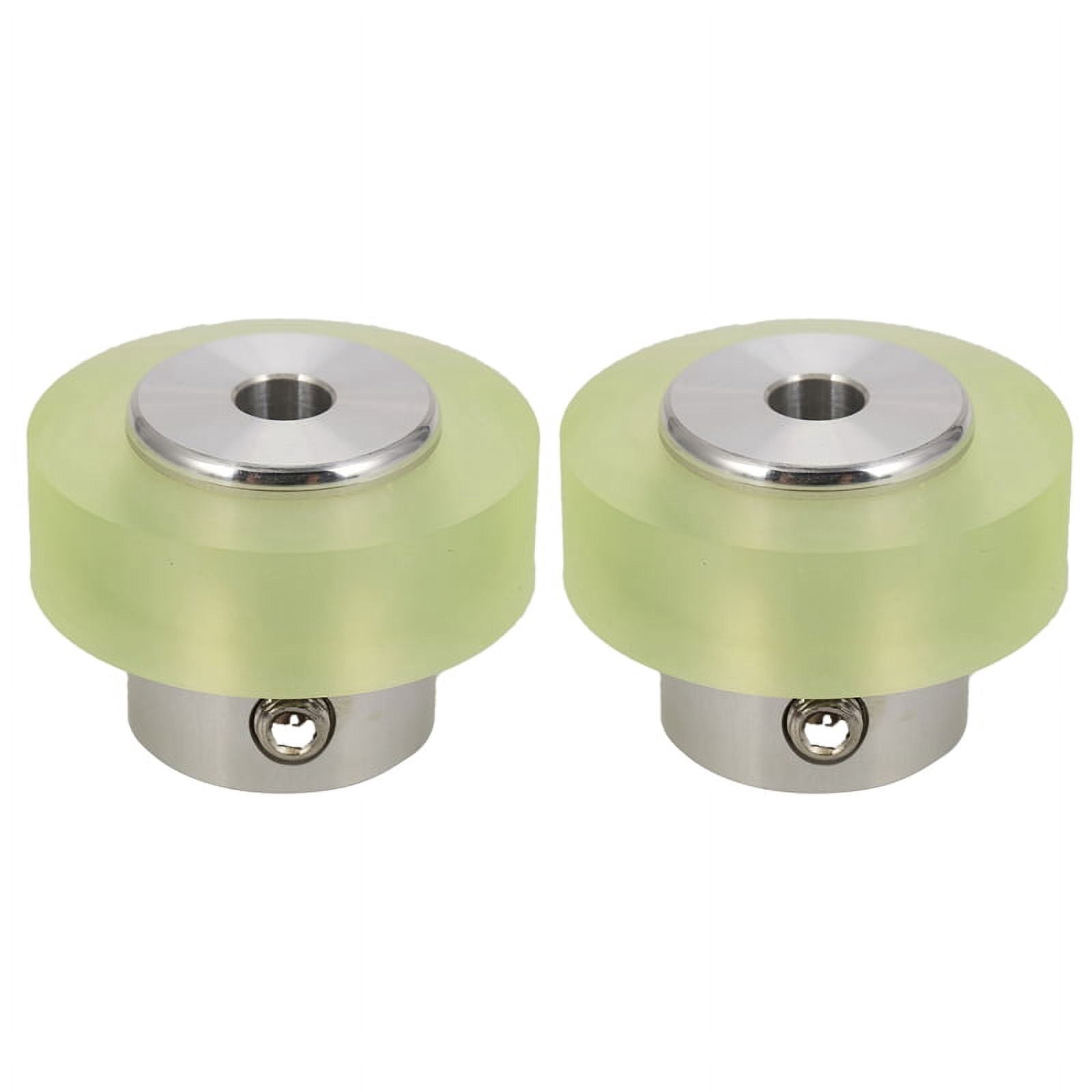 2X,300mm Aluminum Polyurethane Industrial Encoder Wheel Measuring Wheel ...