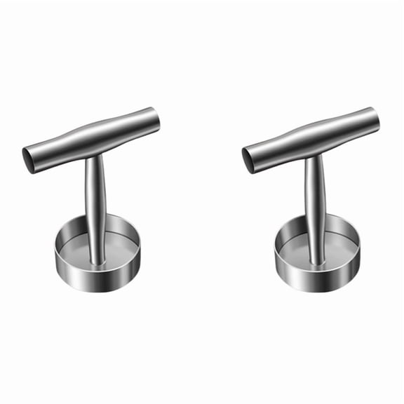 2X 304 Stainless Steel Hamburger Meat Cake Press Burger Patty Maker Mold Manual Cake Beef Pork Rice Press
