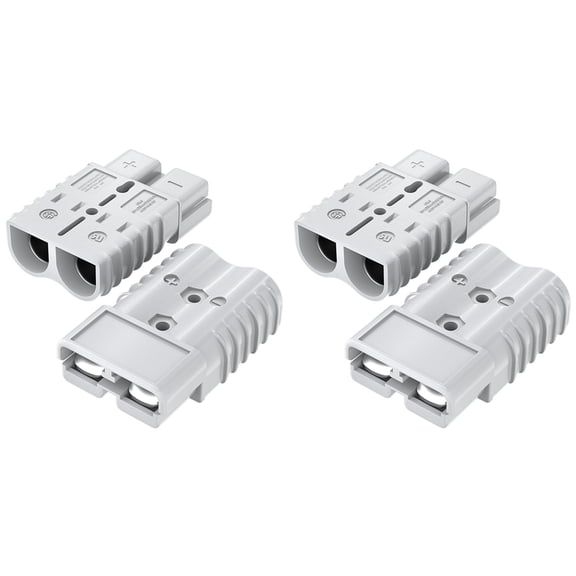 2X 350Amp Battery Quick Connect/Disconnect Connector, Wiring Harness Plug Connector Kit for Car Winch Trailer