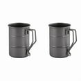thumbnail image 1 of 2X 350Ml/12Oz Retro Industrial Style Beer Mug 304 Stainless Steel Mug,Distressed Outdoor Camping Cup Travel Drinkware, 1 of 8