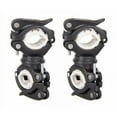 thumbnail image 1 of 2X 360 Degree Rotating Cycling Bike Light Double Holder LED Front Flashlight Lamp Pump Handlebar Mount Holder, 1 of 5