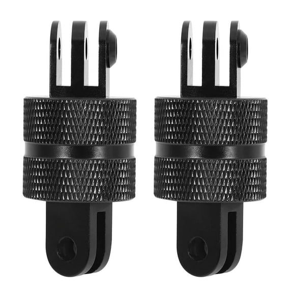 2X 360 Degree Rotating Swivel Pivot Arm Mount Adapter for 3 3+ 4 Camera Black
