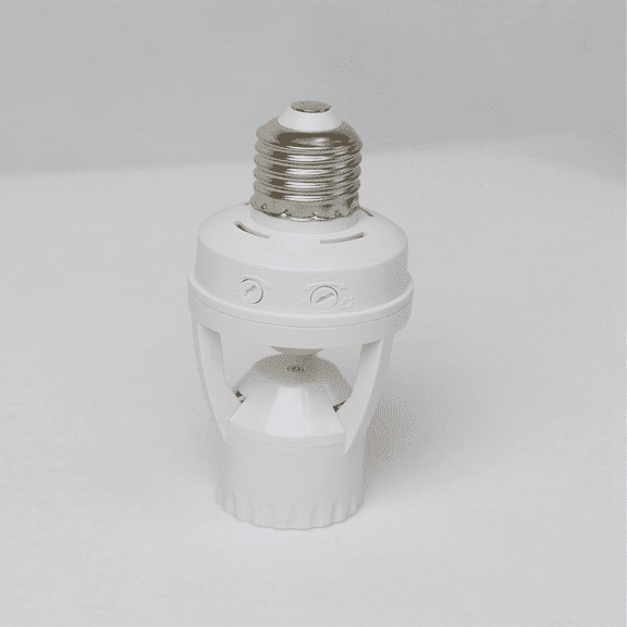 2X 360 Degrees PIR Human Induction Motion Sensor LED Night Lamp Socket Base AC110V-220V Delay Time Adjustable Switch