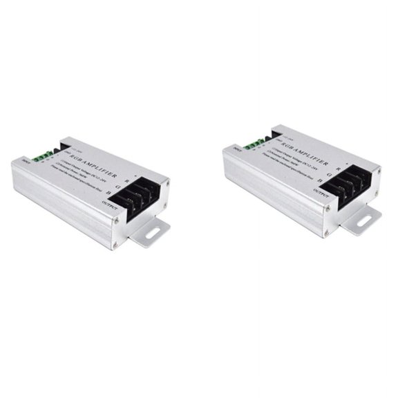 2X 360W RGB LED Amplifier Controller DC12V-24V 30A Aluminum Shell for RGB 5050 3528 SMD LED Strip Lamp