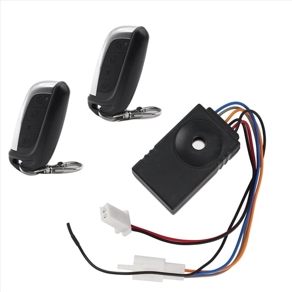 2X 36V-72V Universal Remote Control Electric Scooter Alarm Security System E-Bike Moped 110DB Smart Anti-Theft Alarm