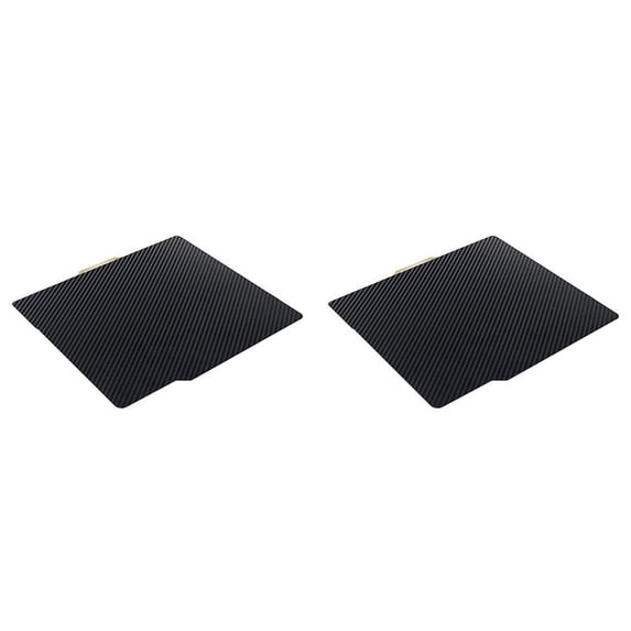 2X 3D Printer Accessories Build Plate 257X257mm, Double Sided Flexible Print Bed 3D Printer PET+PEI for X1