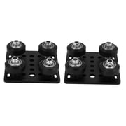 2X 3D Printer Accessories European Standard 2020 Aluminum Pulley V-Slot Gantry Plate