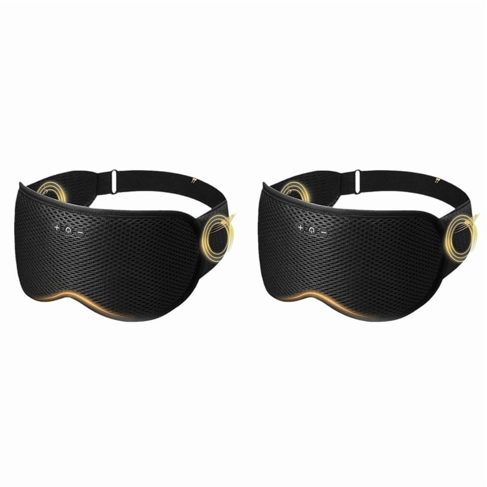 2X 3D Wireless Sleeping Headphones Blindfold Soft Washable Bluetooth5.4 Music Eyemask Handsfree Call
