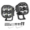 thumbnail image 1 of 2X 3inch LED Light Cube Pods Spot Beam Offroad Driving Fog Amber Lamp US, 1 of 22