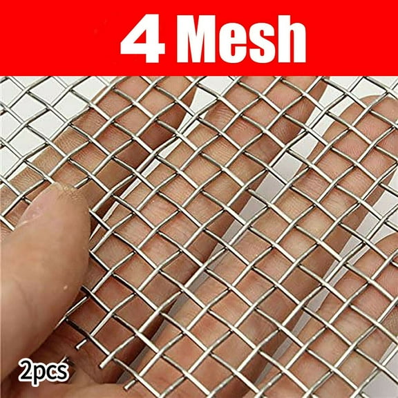 2X 4/10/50/100 Mesh Stainless Steel Woven Wire Filtration Filter Screen Sheet