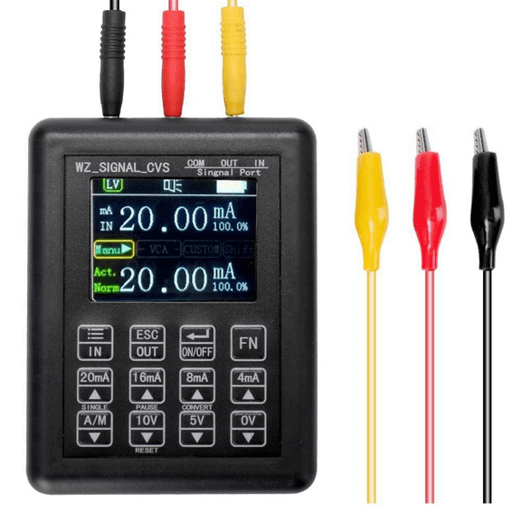 2X 4-20MA 0-10V Adjustable Signal Generator Process Controlling Signal Calibrator Constant Current Source 0-20MA