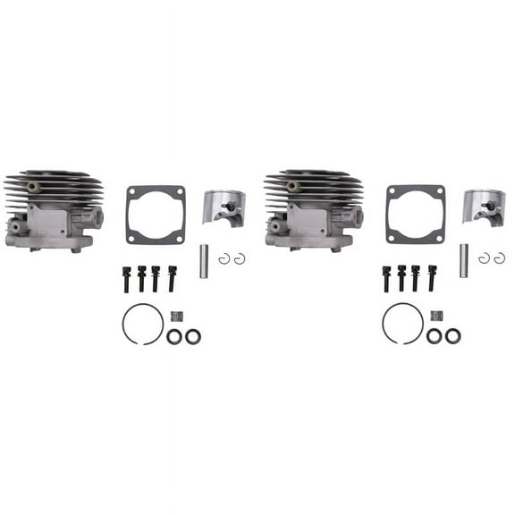 2X 4 Bolt 32Cc Engine Cylinder Kit for Rovan Zenoah Engine for 1/5 Hpi Km Rv Baja 5B 5T 5Sc Losi Rc Car Parts