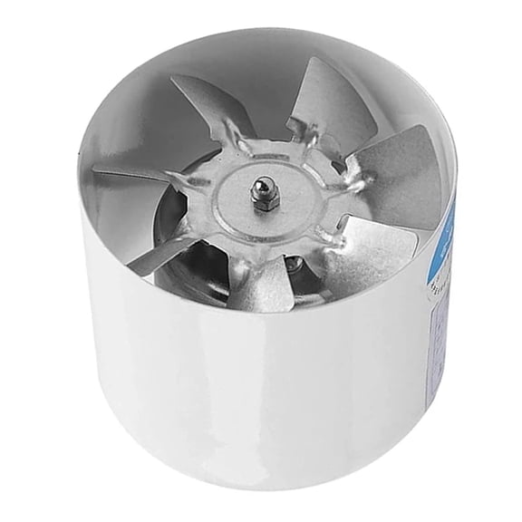 2X 4 Inch Inline Duct Fan Air Ventilator Metal Pipe Ventilation Exhaust Fan Mini Extractor Bathroom Toilet Wall Fan ,Energy-Efficient